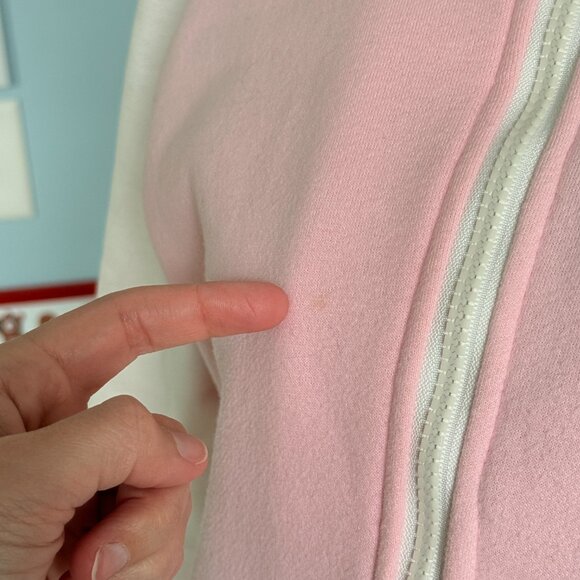 Kawaii Little Twin Stars Pink and White Varsity Jacket - Picture 7 of 11